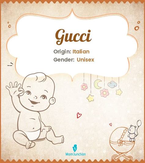 gucci vorname|gucci name meaning.